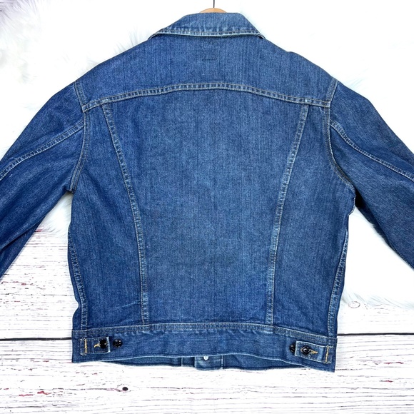 🚫SOLD! VINTAGE |•LEE•| Lee Riders Denim Relaxed Fit Trucker Jean Jacket - Picture 10 of 16